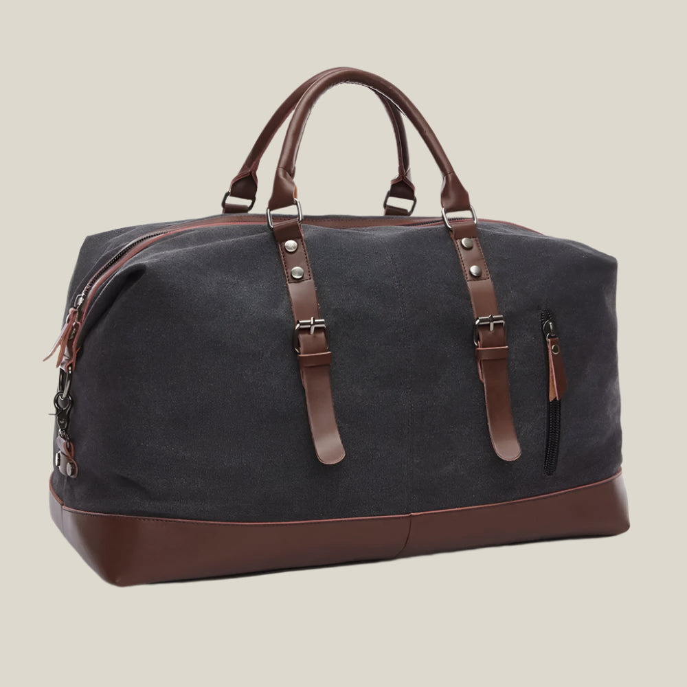 Oakern Heritage Duffel – Waxed Canvas & Leather Travel Bag