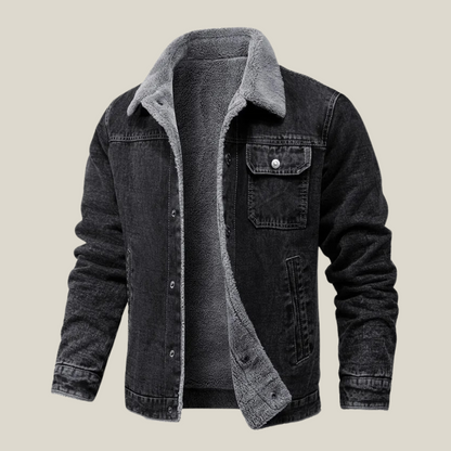 Oakern Sherpa-Lined Denim Jacket