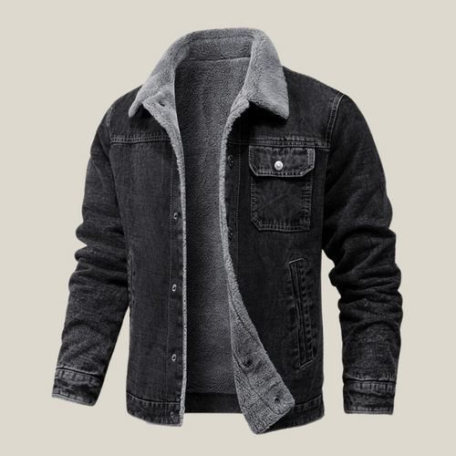 Oakern Sherpa-Lined Denim Jacket