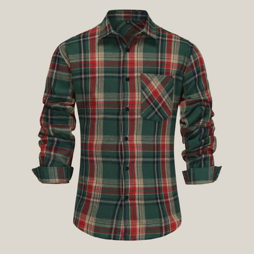 Men's Oakern Explorer Flannel Shirt - 100% Cotton