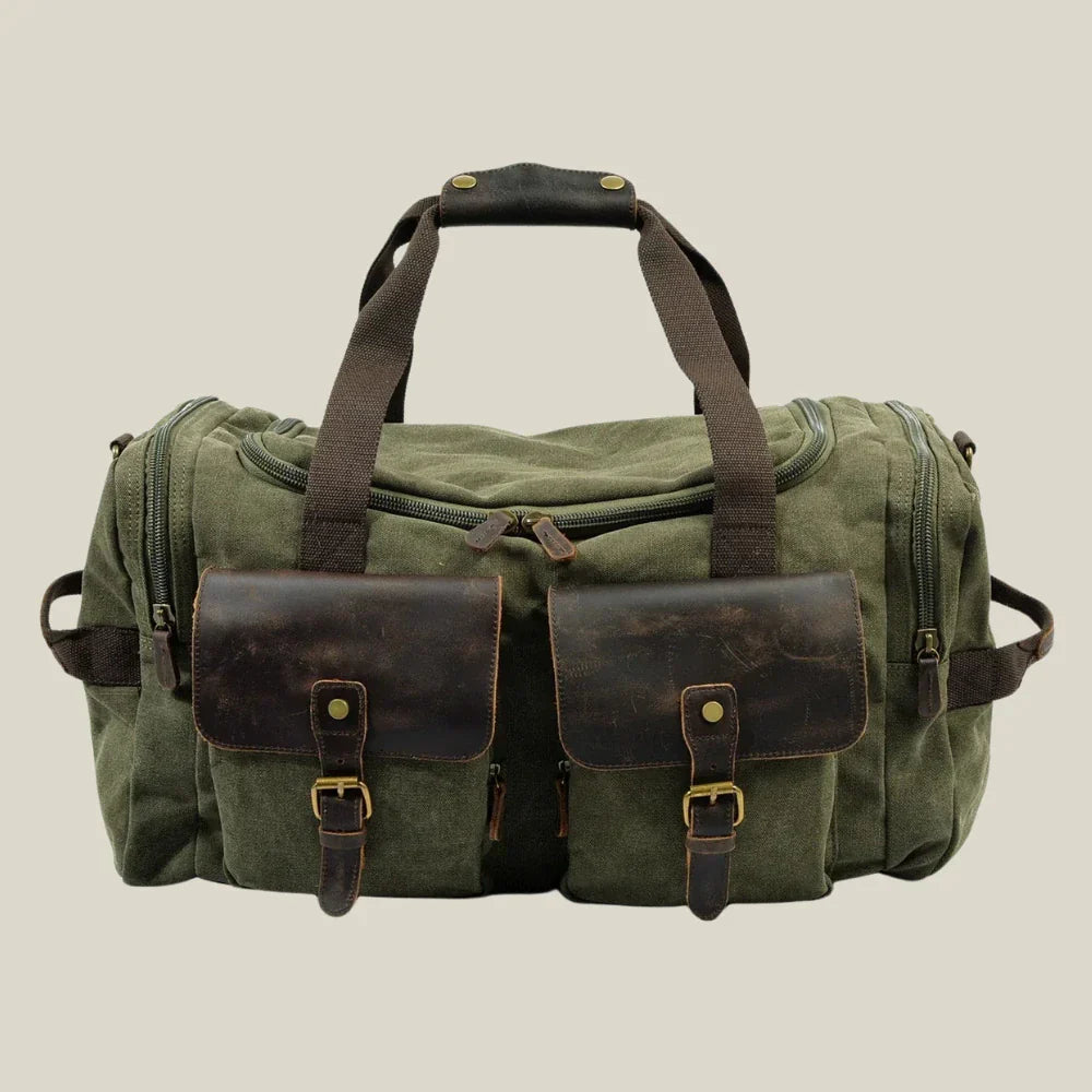 Oakern Expedition Duffel – Vintage Canvas Travel Bag