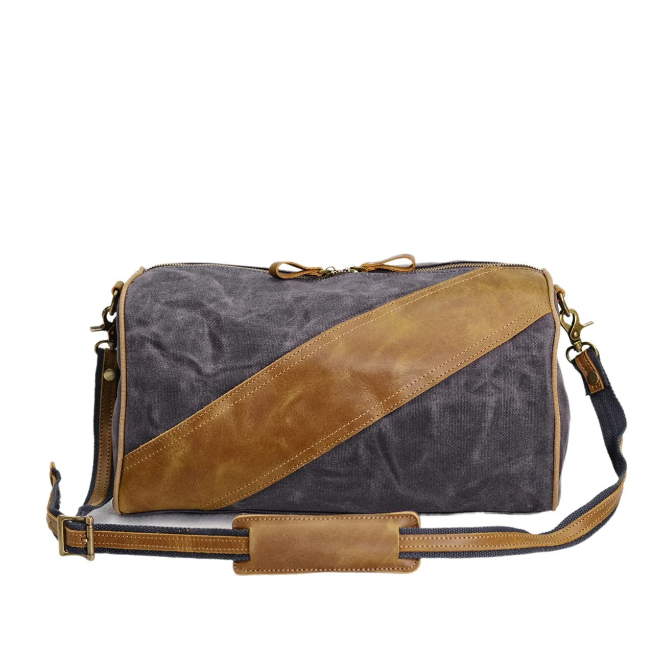 Oakern Pathfinder Duffel – Waxed Canvas & Leather Travel Bag
