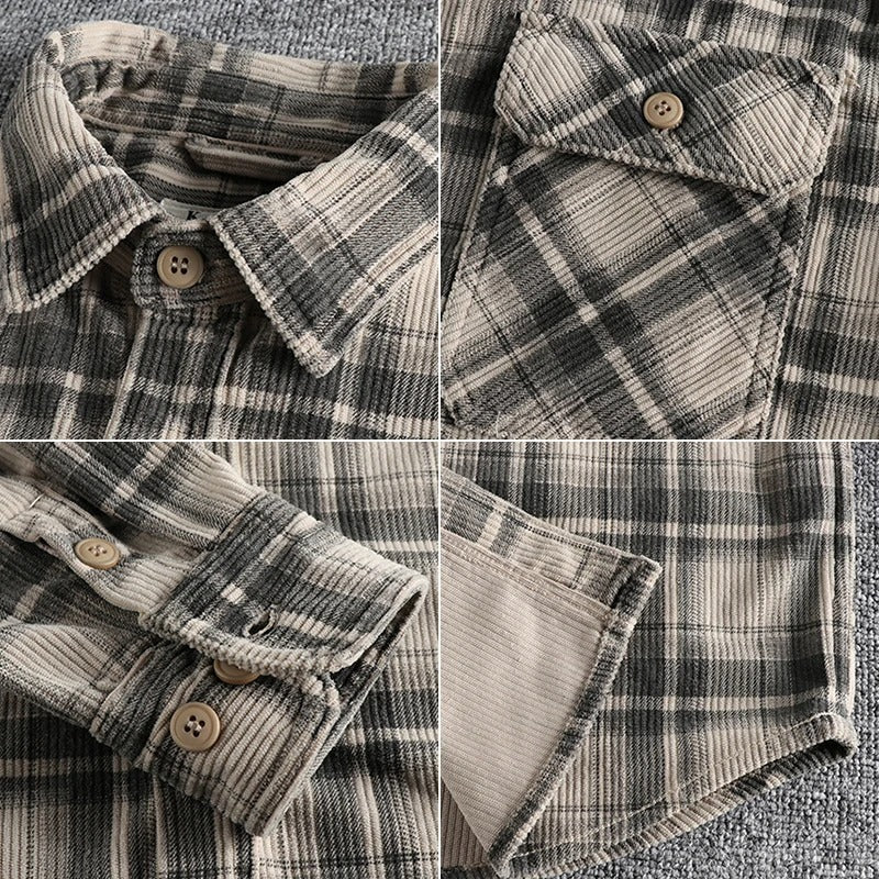 Oakern Timber Ridge Corduroy Flannel Shirt