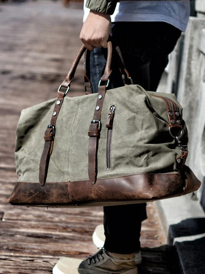 Oakern Pathfinder Duffel – Waxed Canvas Travel Bag